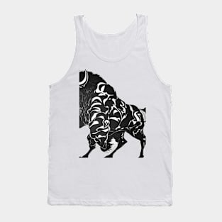 Bison Shadow Silhouette Anime Style Collection No. 111 Tank Top